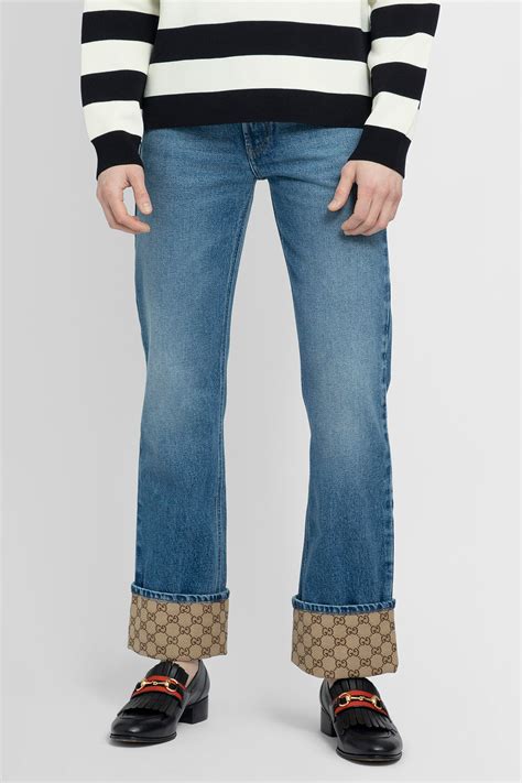 gucci pantalone uomo|gucci denim jeans.